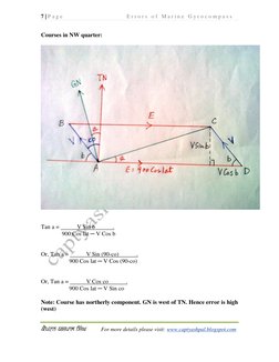 Gyro Compass Errors and Corrections | PDF | Latitude | Gyroscope