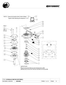 Rotobec Grapple Parts Manual | PDF | Screw | Bearing (Mechanical)