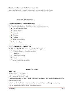 Adventurer Club Programming Guide | PDF | Love | Seventh Day Adventist ...