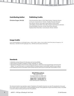 #50927—180 Days of Reading for Sixth Grade 
© Shell Education
2
Shell Education
5482 Argosy Avenue
Huntington Beach, CA  9264