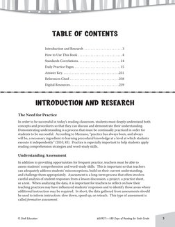© Shell Education 
#50927—180 Days of Reading for Sixth Grade
3
Introduction and Research  . . . . . . . . . . . . . . . . .