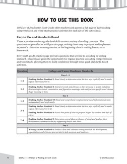 #50927—180 Days of Reading for Sixth Grade 
© Shell Education
4
180 Days of Reading for Sixth Grade offers teachers and paren