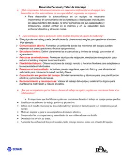 Desarrollo Personal y Taller de Liderazgo

¿Qué componentes del autoconocimiento son necesarios implementar en el equipo par