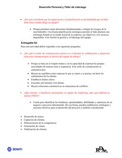 Desarrollo Personal y Taller de Liderazgo

¿Por qué consideran que la organización y la planificación es una habilidad que u