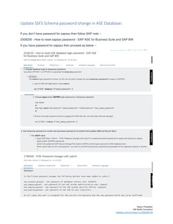 SAP SSFS Configuration and Errors Guide | PDF | Databases | File System