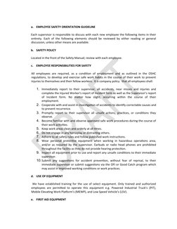 New Employee Safety Orientation Guide | PDF | Occupational Safety And ...