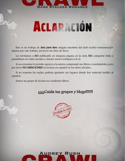 ACLARACIÓN
 
 
Este es un trabajo de fans para fans, ningún miembro del staff recibió remuneración 
alguna por este traba