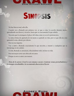 SINOPSIS
 
 
No hay bien ni mal, sólo ella. 
Cuando veo a Remedy por primera vez, sé que es mía. La acecho durante meses,