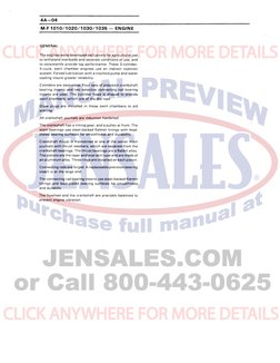 Manuel D'atelier CD Pour Tracteurs Compacts Massey Ferguson 1010 & 1020