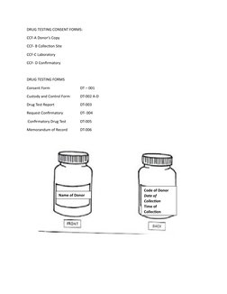 Drug Testing Consent and Forms Guide | PDF | Drug Test | Pharmacology
