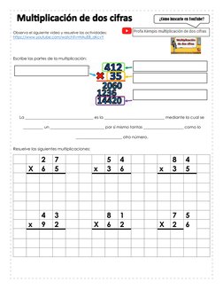 Observa el siguiente video y resuelve las actividades:  
https://www.youtube.com/watch?v=HAuE8_aKcvY  
 
 
Escrib