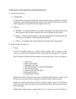 CLP Team Manual for Couples for Christ | PDF | Baptism | Baptism With ...