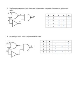 Logic Gates Worksheet and Exercises | PDF | Logic Gate | Digital ...