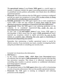 Cortex XDR Agent Operational Status Guide | PDF | Computing ...