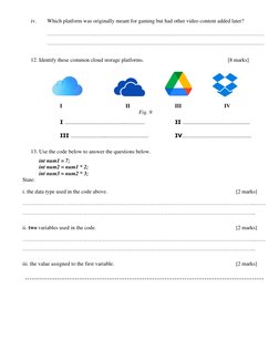 Interactive Computing Test for BECE 2024 | PDF | Computer Data Storage ...