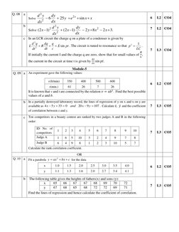 BMATEC301 Model Question Paper | PDF | Fourier Transform | Fourier Series