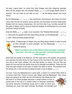 7
He said, ‘Leave them, for verily from their lineage and their offspring, perhaps
there will be people who will worship