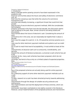 Commerce, Software Architecture.
1. Introduction
About a decade earlier growing concerns have been expressed in the 
academic