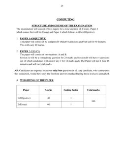 BECE 2024 Computing Exam Guide | PDF | Information | Computer Engineering