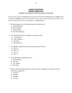 BECE 2024 Computing Exam Guide | PDF | Information | Computer Engineering