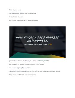 This is what we want. 
Only one numbers different then the issued one. 
All you have to do is look. 
Next I'll show you how t