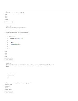 Sanfoundry Java Java Programming MCQs and Answers | PDF | Java (Programming Language ...