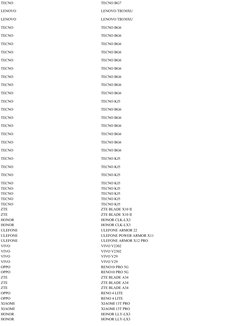 TECNO
TECNO BG7
LENOVO
LENOVO TB330XU
LENOVO
LENOVO TB330XU
TECNO
TECNO BG6
TECNO
TECNO BG6
TECNO
TECNO BG6
TECNO
TECNO BG6
T