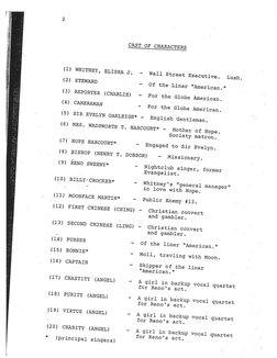 Anything Goes 2022 Script Excerpt | PDF