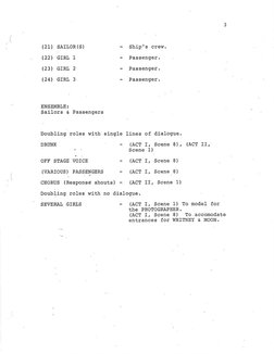 Anything Goes 2022 Script Excerpt | PDF