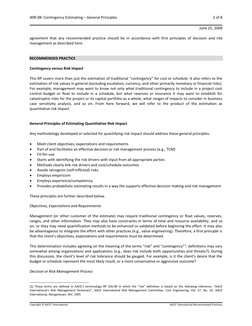 40r-08-Contingency Estimating General Principles | PDF | Risk | Risk ...
