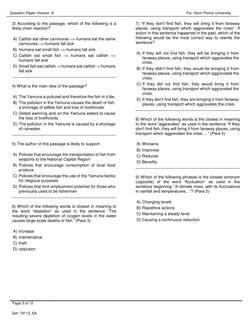 Question Paper Version: A 
 
       For: Azim Premji University 
Page 3 of 12 
Set: 74113_5A 
 
3) According to the passage,