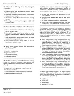 Question Paper Version: A 
 
       For: Azim Premji University 
Page 5 of 12 
Set: 74113_5A 
 
12) Which of the following id