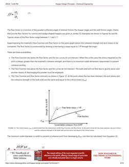 Jenike Chart Hopper Design Principles for Mass Flow | PDF | Stress (Mechanics ...
