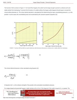 Hopper Design Principles for Mass Flow | PDF | Stress (Mechanics ...