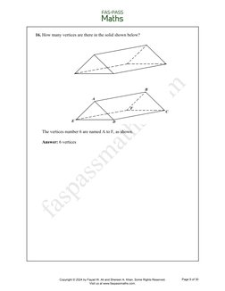SEA Maths 2024 Past Paper Solutions | PDF | Geometry | Mathematics