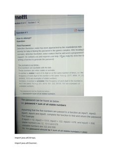 Wipro Milestone 1 Coding Questions | PDF | Computer Programming ...
