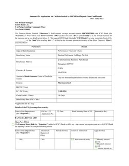 Import LC Application Format - ICICI Bank | PDF | Banks | Bankruptcy
