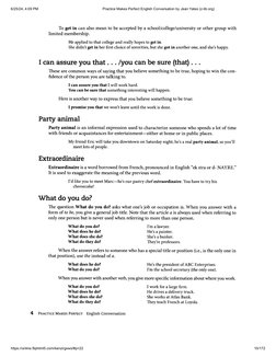 Practice Makes Perfect: English Conversation | PDF | Sports ...