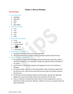 Class 5 Computer Byte Code Solutions | PDF | Computer File | Software