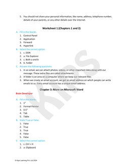 Class 5 Computer Byte Code Solutions | PDF | Computer File | Software