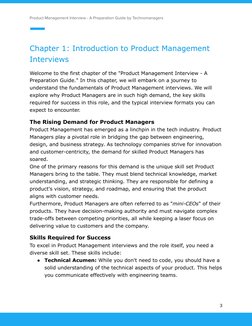 Product Management Interview - A Preparation Guide by Technomanagers
Chapter 1: Introduction to Product Management
Interviews