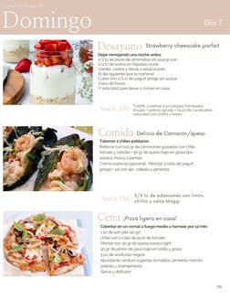 Dejar remojando una noche antes: 
1/2 tz de leche de almendras sin azúcar con
1/4 tz de avena en hojuelas cruda 
Vainilla, ca