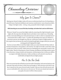 Eye Channeling Channeling Guide: Exercises for Connection | PDF | Thought | Feeling