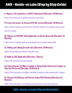 AWS Hands-on Labs: Step-by-Step Guide | PDF | Amazon Web Services ...
