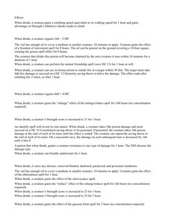 D&D Potion Prices and Effects Guide | PDF