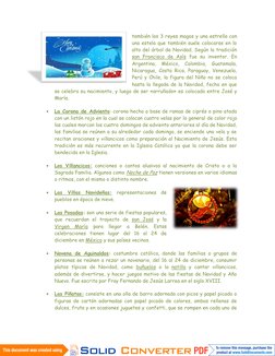 también los 3 reyes magos y una estrella con
una estela que también suele colocarse en lo
alto del árbol de Navidad. Según la