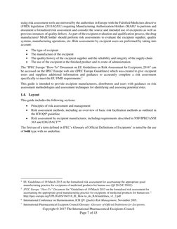 Copyright © 2017 The International Pharmaceutical Excipients Council 
Page 7 of 43 
 
using risk assessment tools are mirro