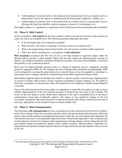 Copyright © 2017 The International Pharmaceutical Excipients Council 
Page 9 of 43 
 
 
Understanding of potential harm to