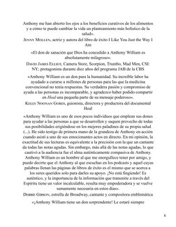 Anthony me han abierto los ojos a los beneficios curativos de los alimentos
y a cómo te puede cambiar la vida un planteamient