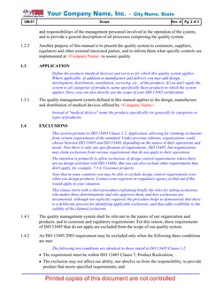 and responsibilities of the management personnel involved in the operation of the system,
and to provide a general descriptio